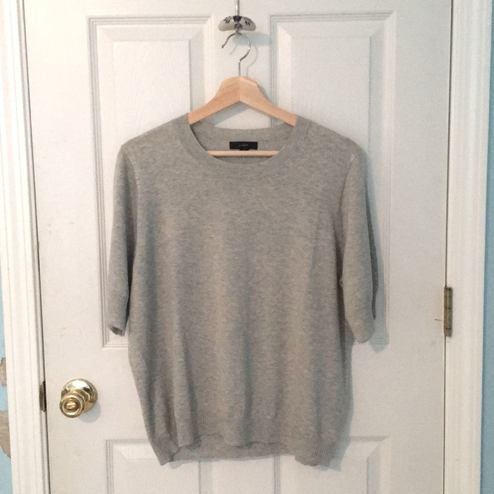 Brand new J.CREW Short Sleve, Silk Blend Sweater
